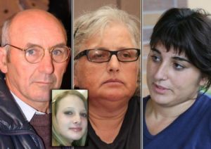 Cosima Serrano, Sabrina e Michele Misseri; nel riquadro Sarah Scazzi. ANSA