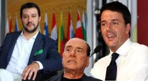 Renzi, Salvini Berlusconi