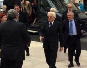 Mattarella a Bari ( foto della collaboratrice Isabella Maselli )