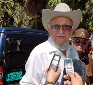 epa05177681 A picture dated 28 March 2007 and made available on 24 February 2016 shows Ramon Castro Ruz, the older brother of Fidel and Raul Castro, during the opening of an Agropecuary Trade Fair, in Havana, Cuba. Ramon Castro Ruz, 91, died in Havana on 23 February 2016, according to official reports. EPA/ALEJANDRO ERNESTO