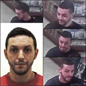 This undated photograph provided by Belgian Federal Police shows Mohamed Abrini who is wanted by police in connection with recent attacks in Paris, as a police investigation continues on Tuesday Nov. 24, 2015. The federal prosecutor's office on Tuesday issued an international warrant for Mohamed Abrini, who is being tracked by both Belgian and French police. Authorities are looking for Abrini because he was seen with fugitive Salah Abdeslam at a gasoline station in Ressons on the highway to Paris two days before the attacks. (Belgian Federal Police via AP)