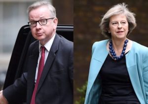 Michael Gove .Theresa May