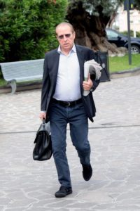 Paolo Berlusconi arriva all'ospedale San Raffaele dove è ricoverato Silvio Berlusconi, Milano, 14 giugno 2016. ANSA/MOURAD BALTI TOUATI