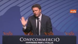 Renzi e Confcommercio