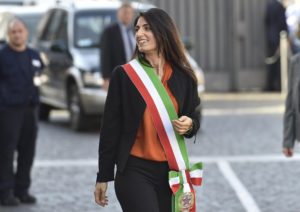 Virginia Raggi promo giorno sindaco