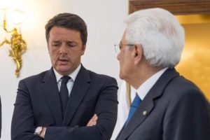 Il Presidente della Repubblica Sergio Mattarella con il Presidente del Consiglio Matteo Renzi in occasione del prossimo Consiglio Europeo, Roma, 27 giugno 2016 ANSA/FRANCESCO AMMENDOLA UFFICIO STAMPA QUIRINALE (Ufficio per la Stampa e la Comunicazione della Presidenza della Repubblica) +++ ANSA PROVIDES ACCESS TO THIS HANDOUT PHOTO TO BE USED SOLELY TO ILLUSTRATE NEWS REPORTING OR COMMENTARY ON THE FACTS OR EVENTS DEPICTED IN THIS IMAGE; NO ARCHIVING; NO LICENSING +++