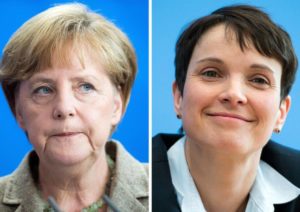 Merkel e Fr auke Petry