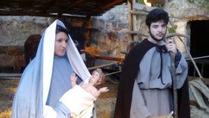 Matera, natività nel presepe vivente nei Sassi