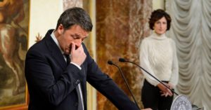 Renzi addio con moglie