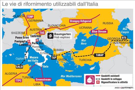 ESPLODE IMPIANTO IN AUSTRIA, SI FERMA IL FLUSSO PER L’ITALIA