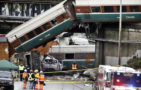 APTOPIX Train Derailment Washington State
