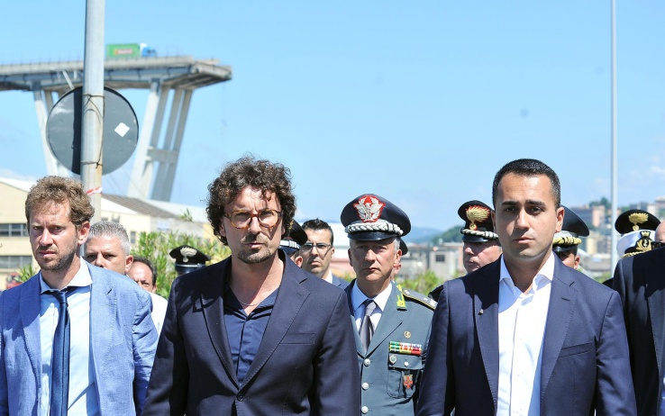 Di Maio and Toninelli in Genoa