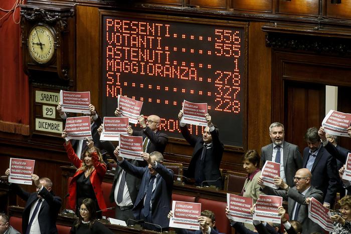 Italy: vote of confidence on the budget law in the Chambre of Deputies