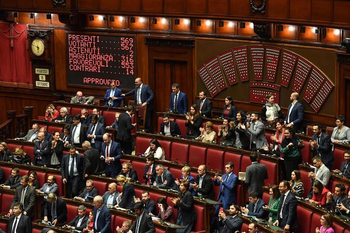 ++ Taglio parlamentari è legge, 553 sì, 14 no ++
