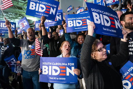 Democratic presidential candidate Joe Biden wins South Carolina primary
