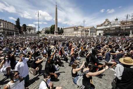 ‘Black lives matter’ demonstration in Rome
