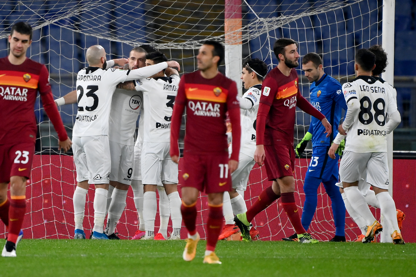 Roma vs Spezia – Coppa Italia – Ottavi di Finale 2020/2021