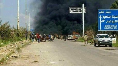 At least 24 killed in a car bomb attack near Aleppo