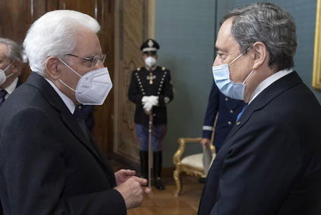 Colloquio di mezz’ora di Draghi con Mattarella