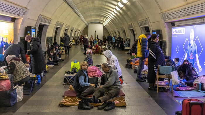 Situation in Ukraine after the beginning of the Russian attack